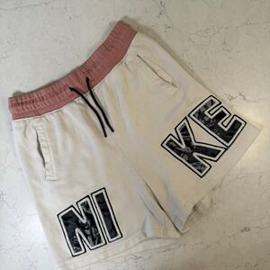 Shorts Womens Revival Statement High Waist Chenille Varsity Camo Letters XS